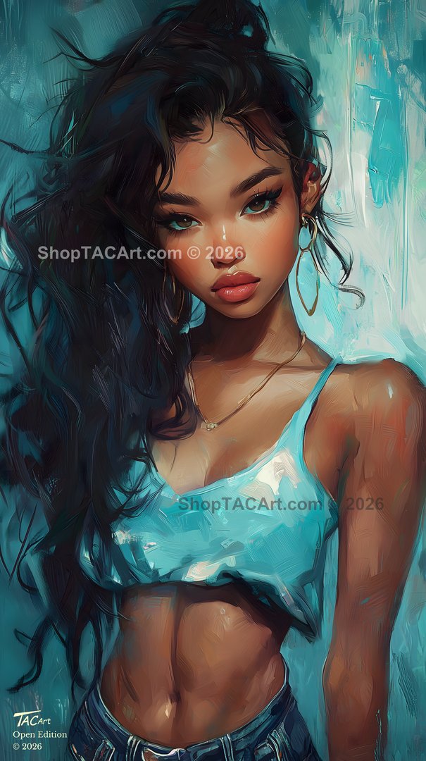 Elysian Gaze in Cerulean