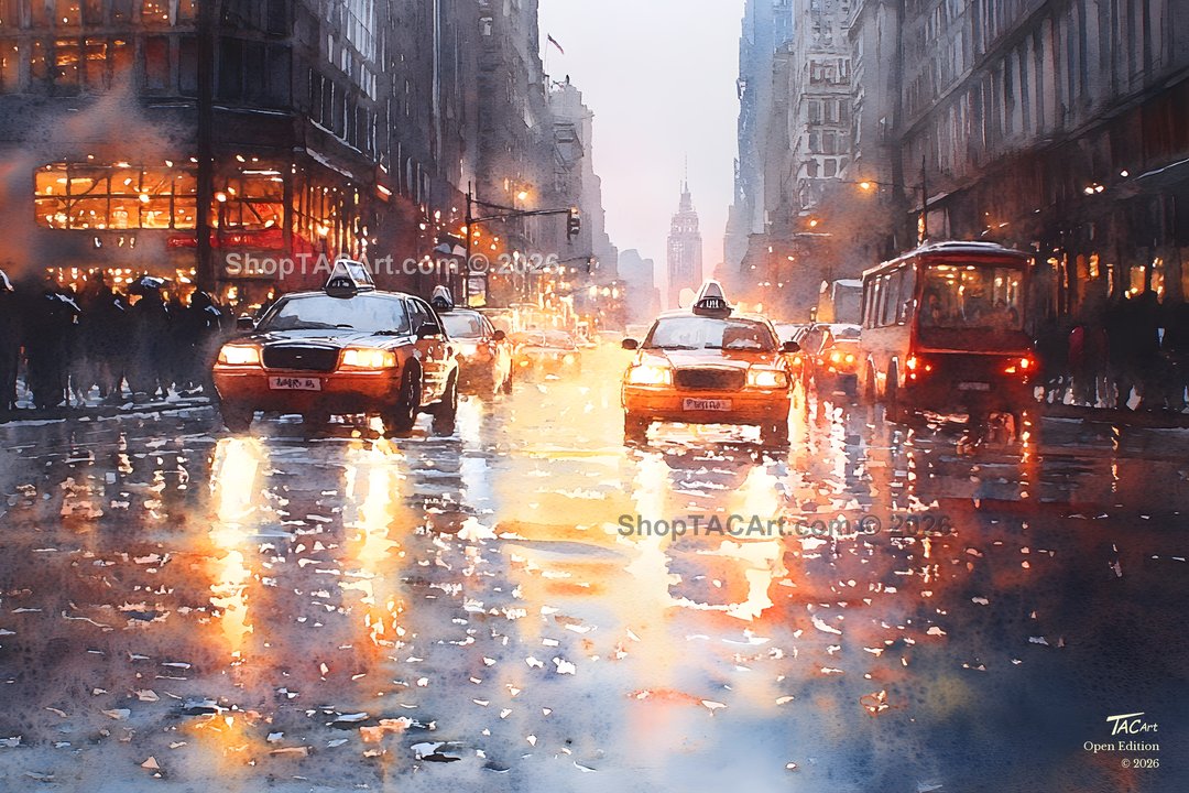 Metropolitan Refraction in Amber and Dusk