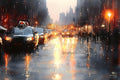 Symphony of Rain and Amber