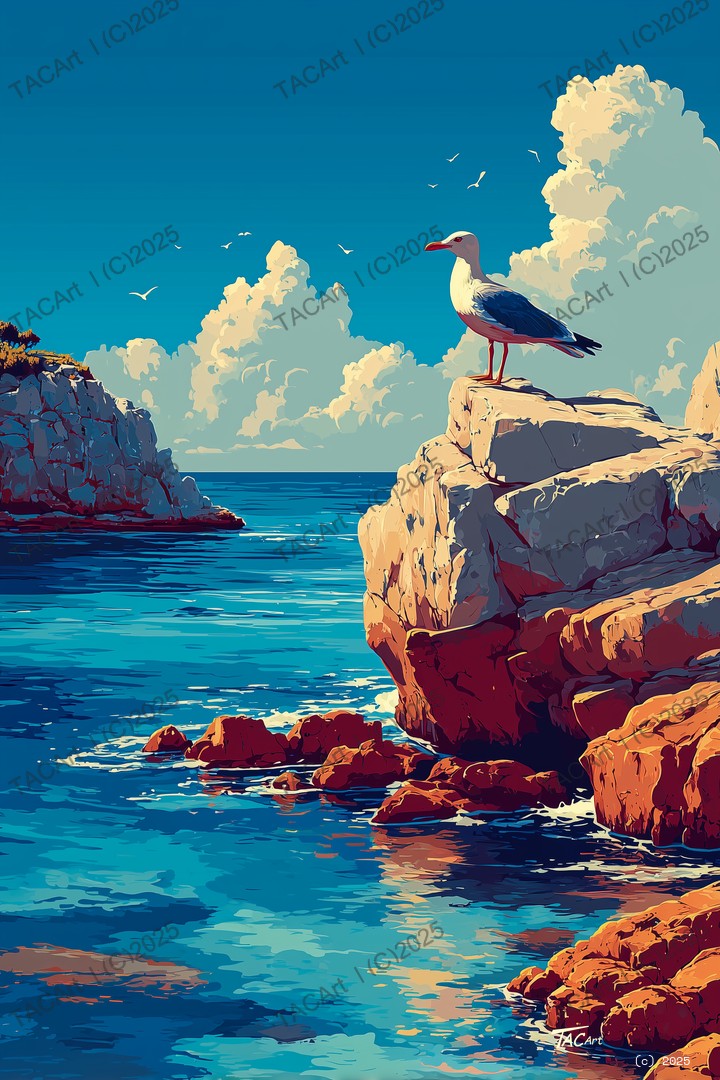 Clarity of a Coastal Gull